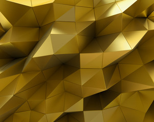 Abstract gold surface. Futuristic background