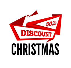 Sale tag. Sale banner illustration.