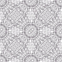 Seamless abstract background pattern with grey line twisted ornament on white (transparent) background. Vector illustration eps
