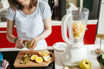 Young Woman In A Kitchen
