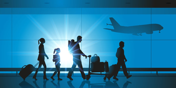 Aéroport - Famille - Voyage