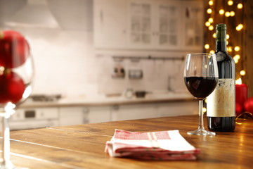 Kitchen background of free space 