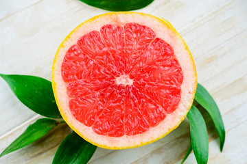 cut grapefruit texture Macro