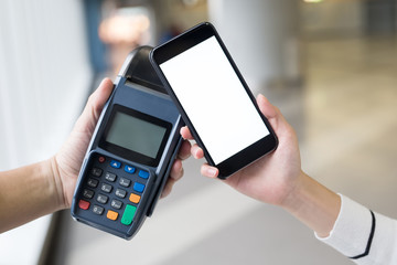 Paying with smartphone