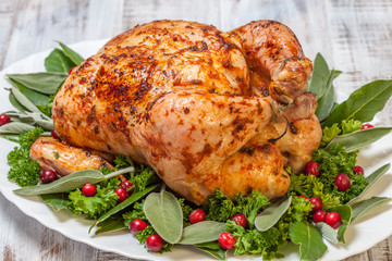 Whole Roasted Chicken for holidays