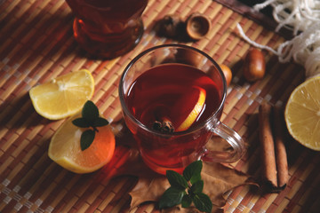 Tea with lemon