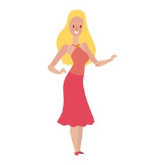 Obraz na płótnie Canvas Doll girl toy vector character