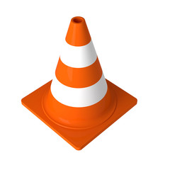 traffic cone 3d