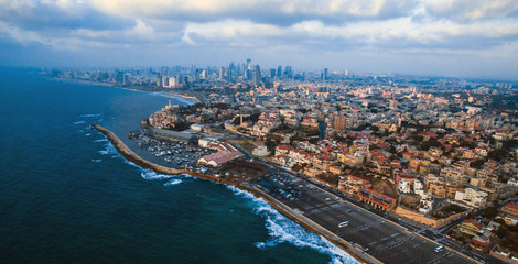 Jaffa port  from above