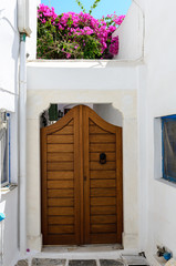 Traditional cycladic whitewashed street, Sifnos, Cyclades, Greec © masquerade75