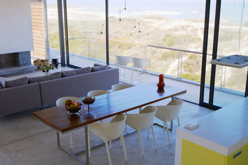Dinning room. Dining room in suburban home 