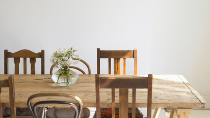 Dinning room. Dining room in suburban home 