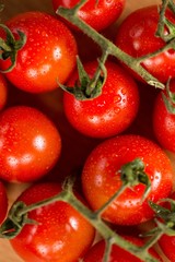 Close-up of fresh cherry tomatoes