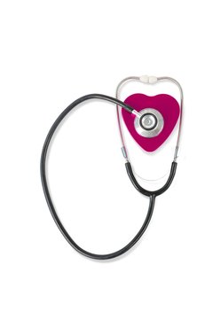 Heart Being Check With Stethoscope