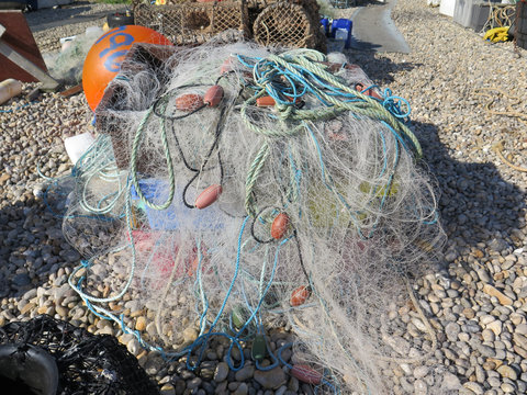 Lobster pots and fishing gear