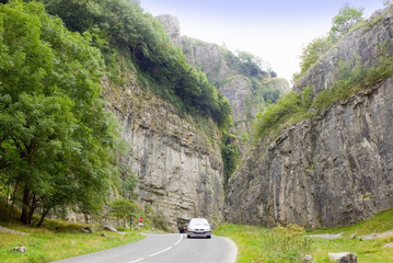 cheddar gorge somerset england