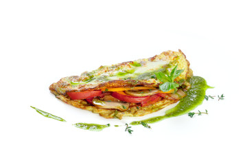 Simple egg omelette