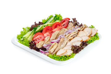 fresh  salad isolated