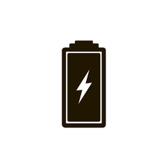 Charging battery icon vector