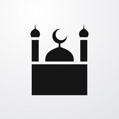 mosque icon illustration