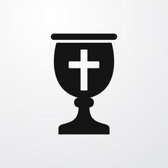 Obraz premium religiious cup icon illustration