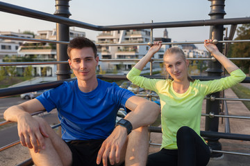 Obraz premium sport people relax