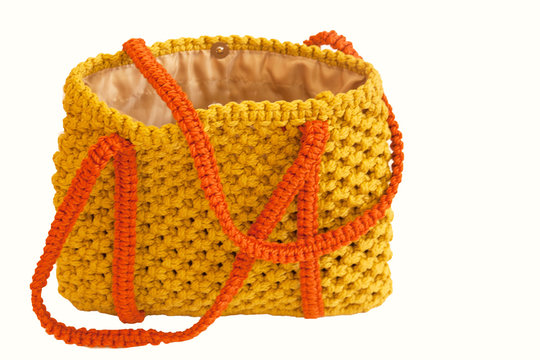 Macrame Lined Bag