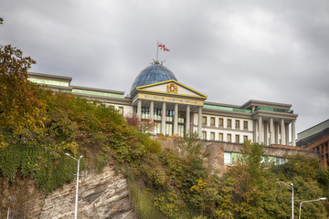 Obraz premium The Official residence of Georgian President Mikheil Saakashvili in Tbilisi, Republic of Georgia
