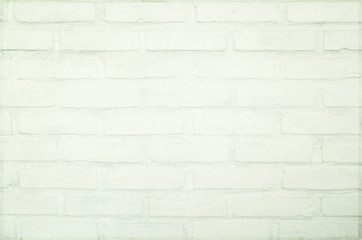 White brick wall for Background and texture