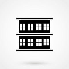 building icon vector flat