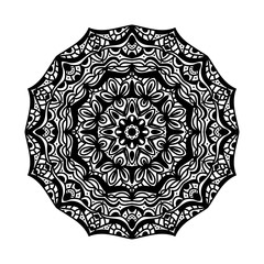 Mandala. Ethnic decorative elements. Hand drawn background. Oriental