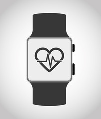 Wearable mobile technology icon vector illustration graphic design