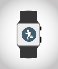 Wearable mobile technology icon vector illustration graphic design
