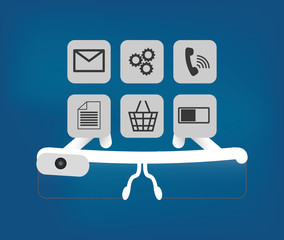 Wearable mobile technology icon vector illustration graphic design