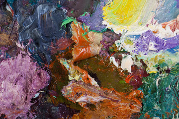 an artist's palette