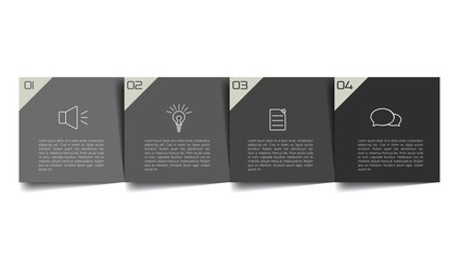 Table, schedule, organizer, planner, notepad, timetable. Step by step template, infographic.