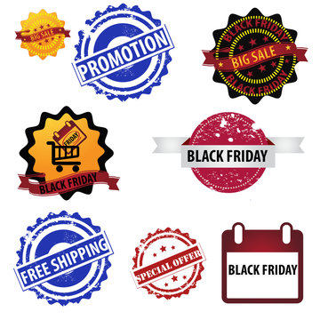 Black Friday Logo stamp