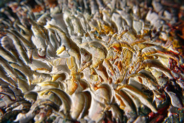 texture of oil paint