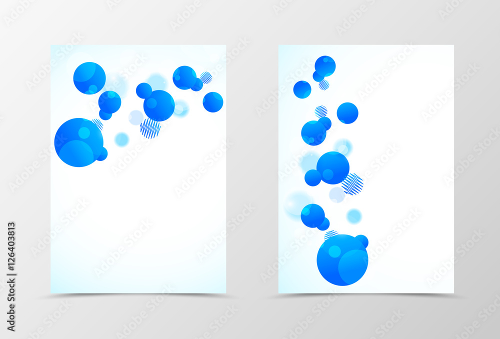 Poster front and back dynamic flyer template design