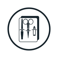 equipment for manicure icon