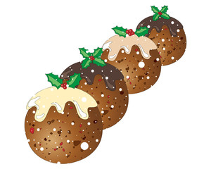 snowy puddings