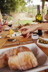 Friends Drinking Wine