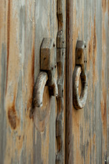 old wooden door