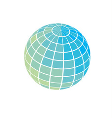 globe icon vector illustration. world earth simple symbol