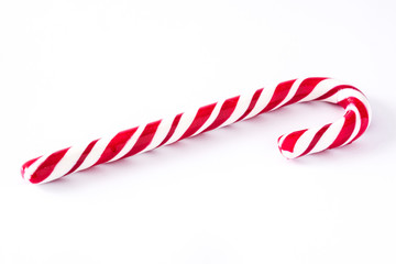 Candy cane isolated on white background


