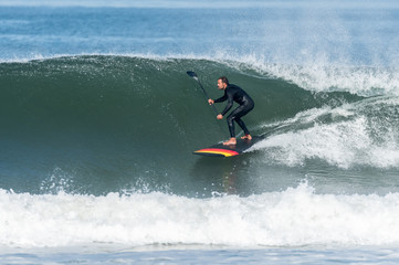 Stand up paddle surfer