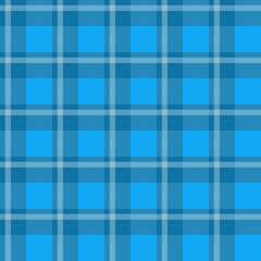 Blue plaid fabric