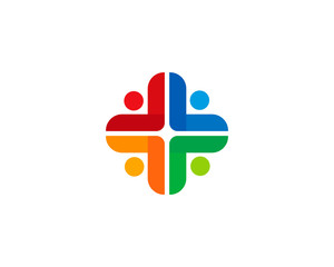 Medical Group Logo Design Element