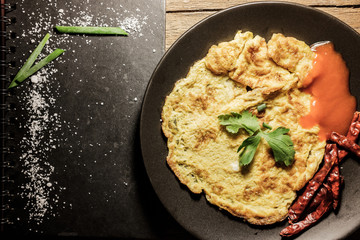 omelet nad black notebook 