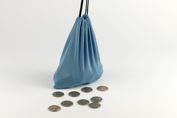 Bag full of coins